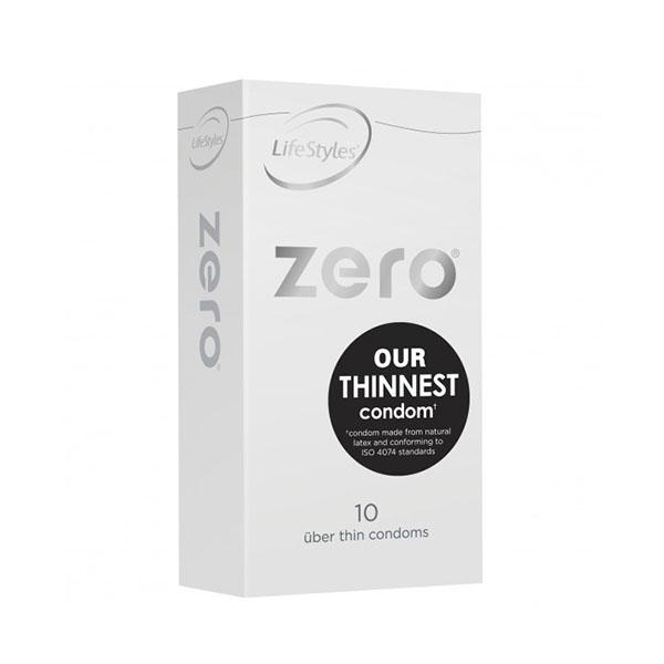 L/STYLE ZERO CONDOM H/S 10PK