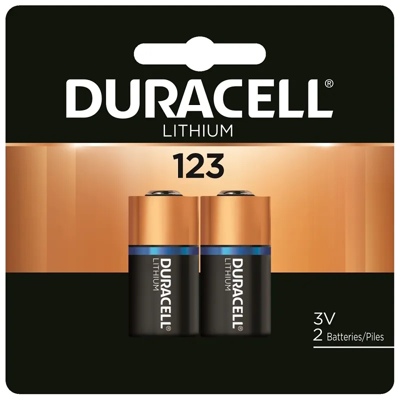 [DL123AB2] DURACELL 3v LITHIUM TWIN PACK