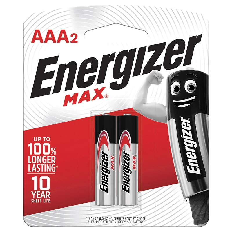 [E92BP2T] ENERGIZER AAA 2 PK
