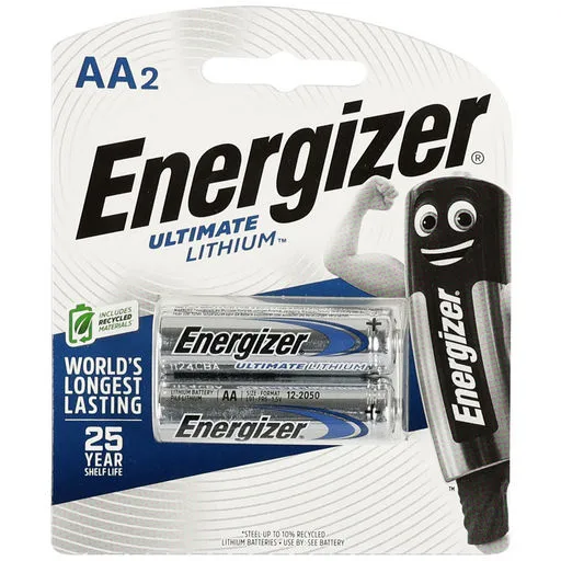 ENERGIZER AA LITHIUM 2 PK