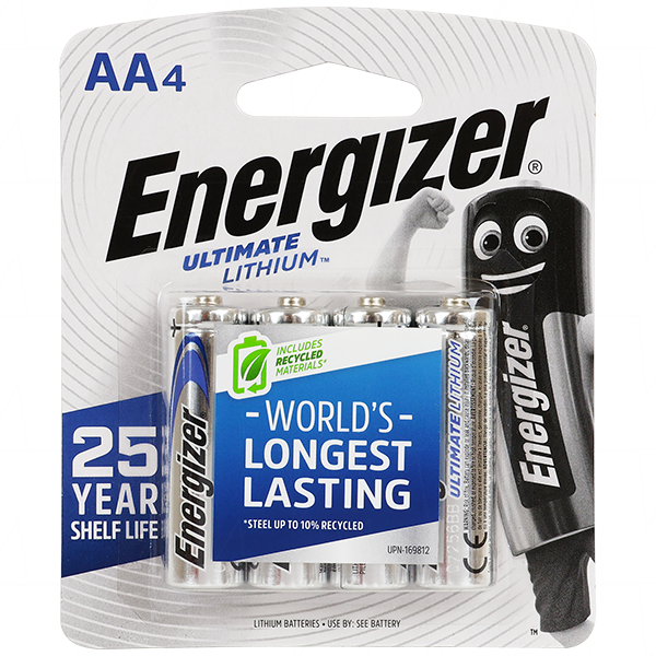 [L91BP4] ENERGIZER LITHIUM AA 4PK