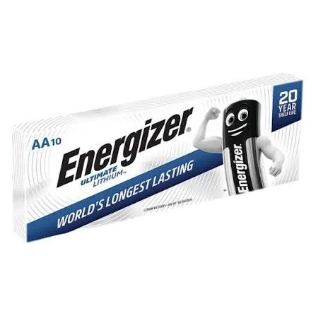 [L91-DP10] ENERGIZER LITHIUM AA BULK 10PK