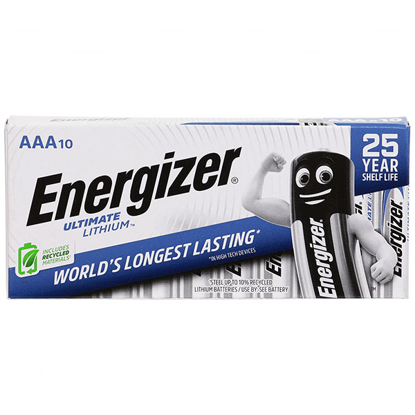 [L92-DP10] ENERGIZER LITHIUM AAA 10PK