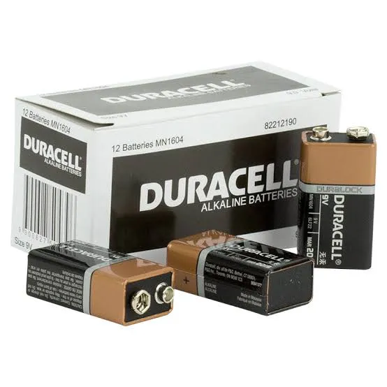 DURACELL 9v BULK