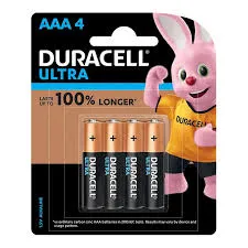 DURACELL ULTRA AAA 4 PK