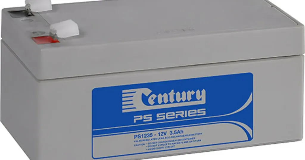 170046 CENTURY 12V 3.5Ah SLA BATTERY